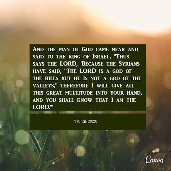 1 Kings 20:28